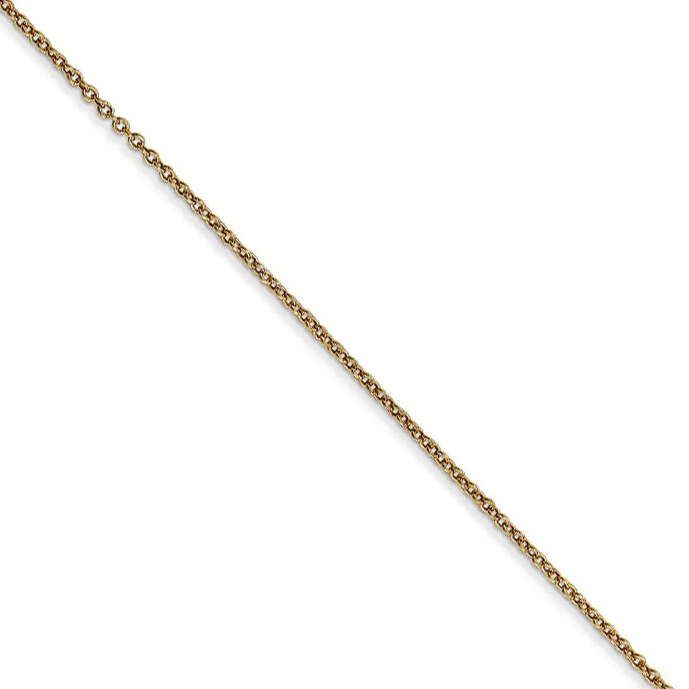 14k Yellow Gold Sea Turtle Kelp in a Scallop Shell Necklace