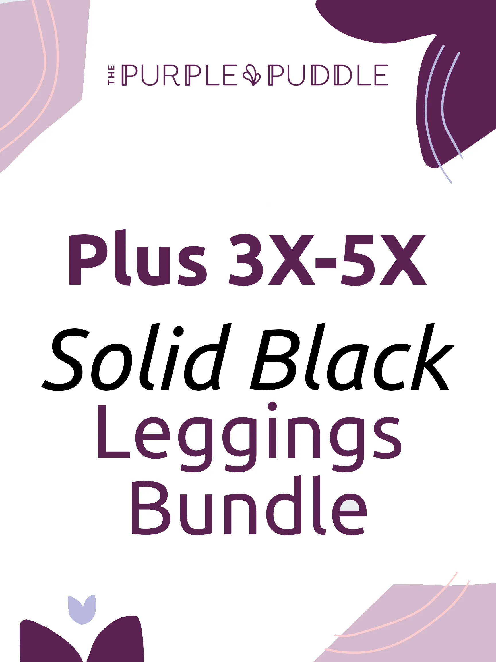 3-Pack Black Bundle Offer Plus(3X-5X)