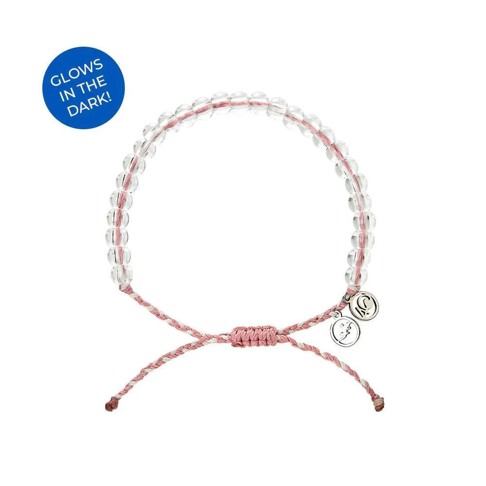 4Ocean Pink/White - Saltwater Crocodile Bracelet