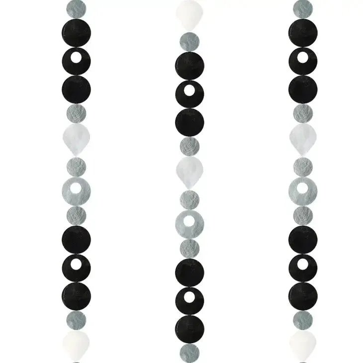 72 Capiz Shell Strand - Black Tie