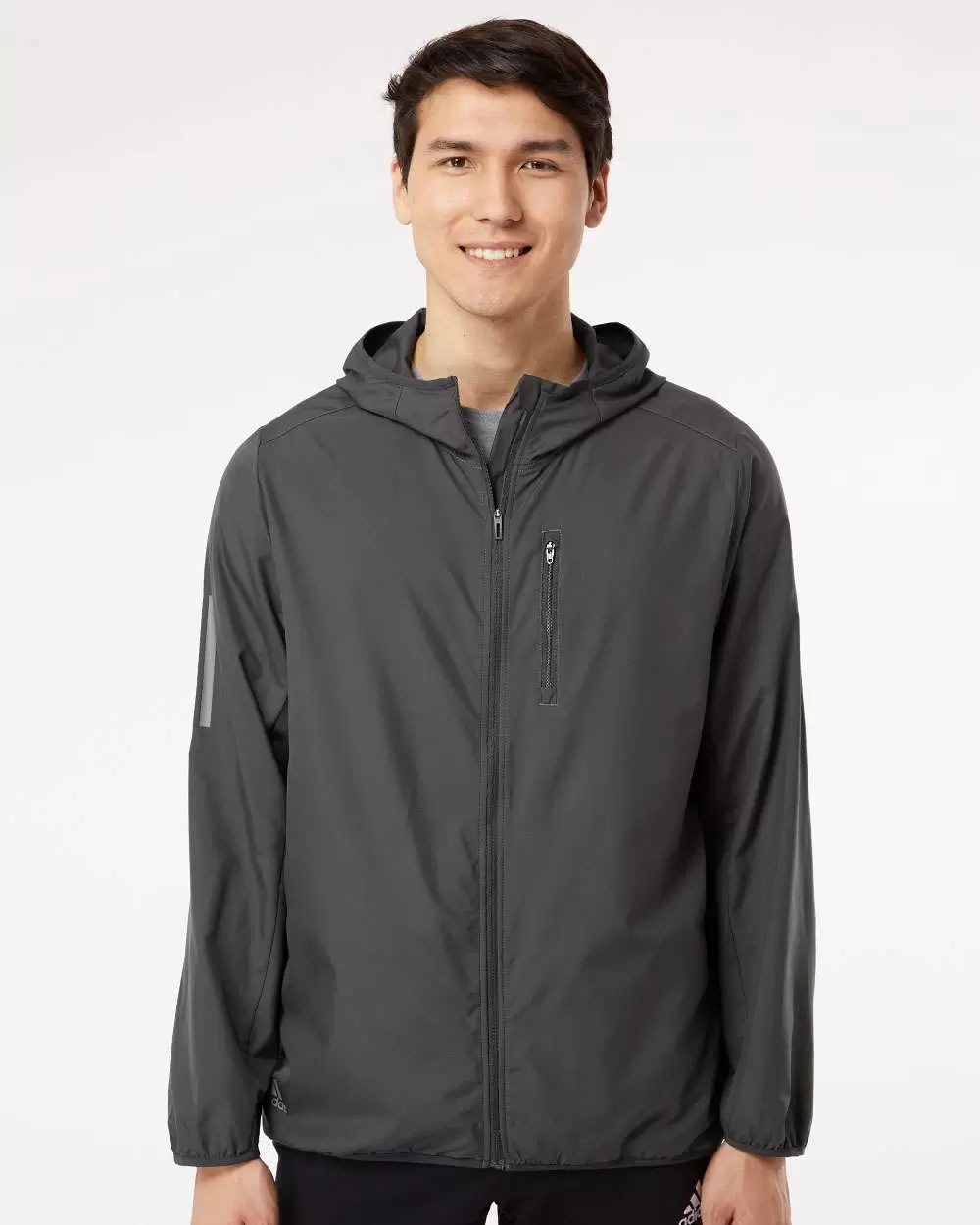 Adidas Golf Clothing A524 Hooded Full-Zip Windbreaker SKU: A524