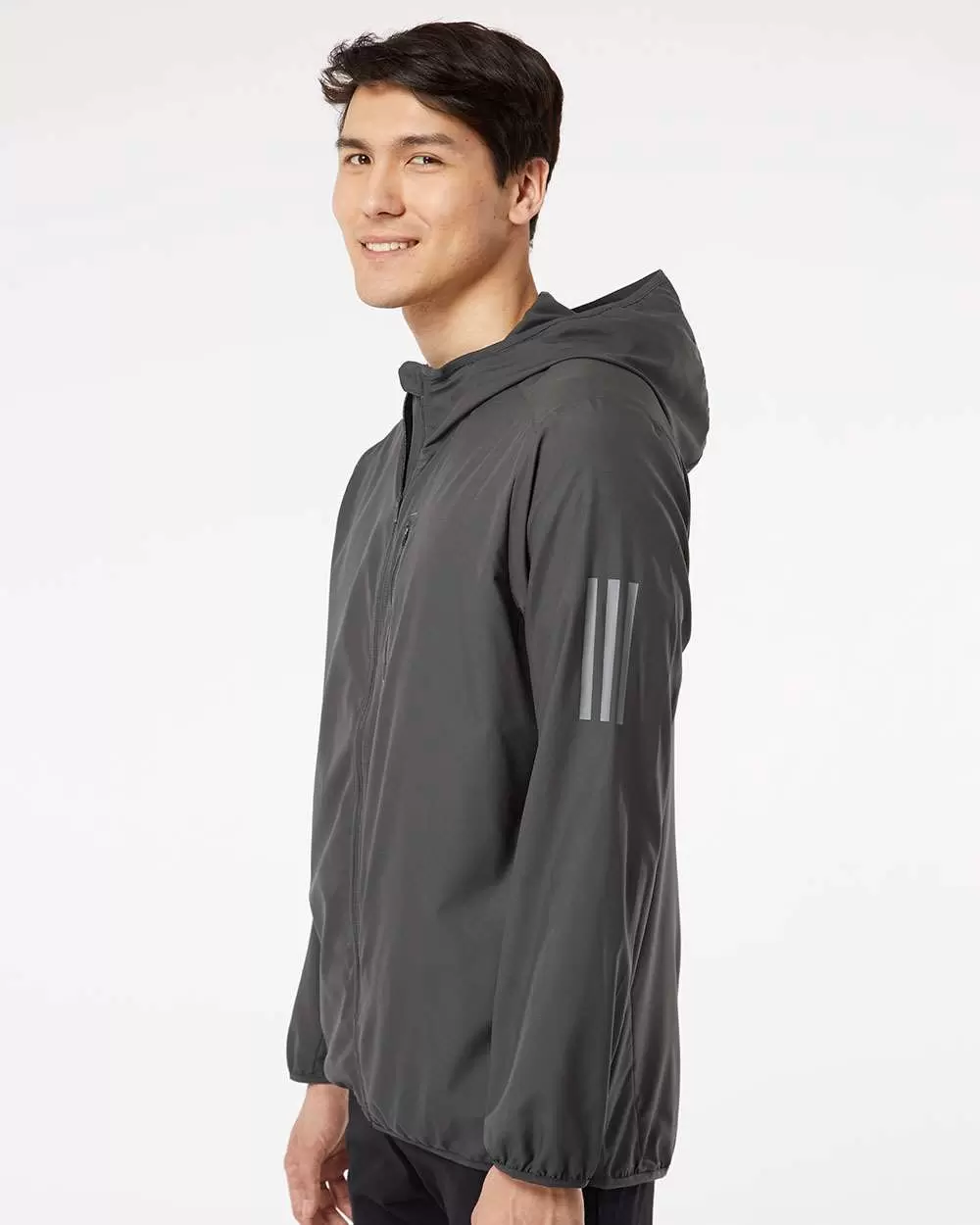 Adidas Golf Clothing A524 Hooded Full-Zip Windbreaker SKU: A524