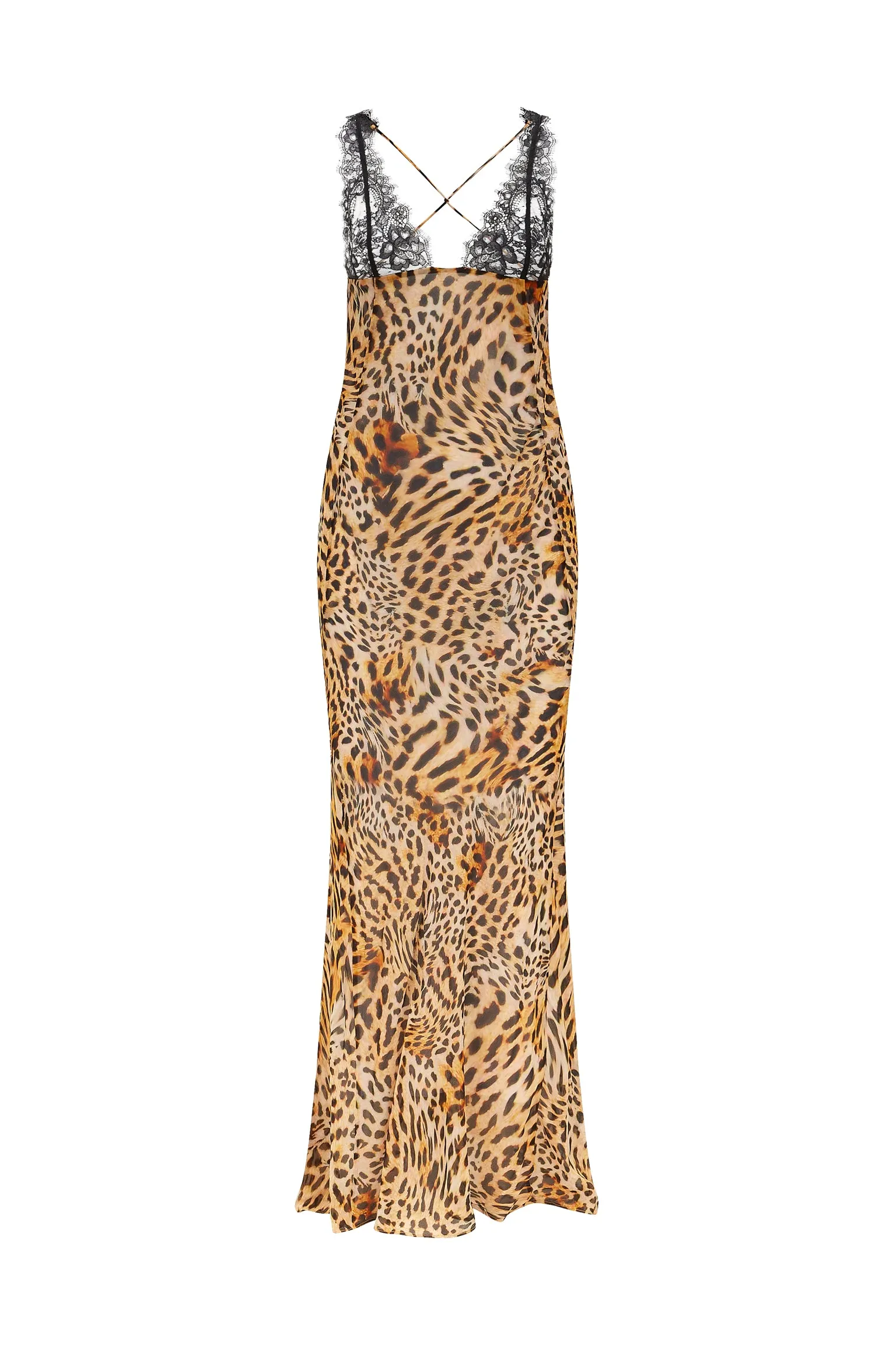 Akima Leopard Slip Dress