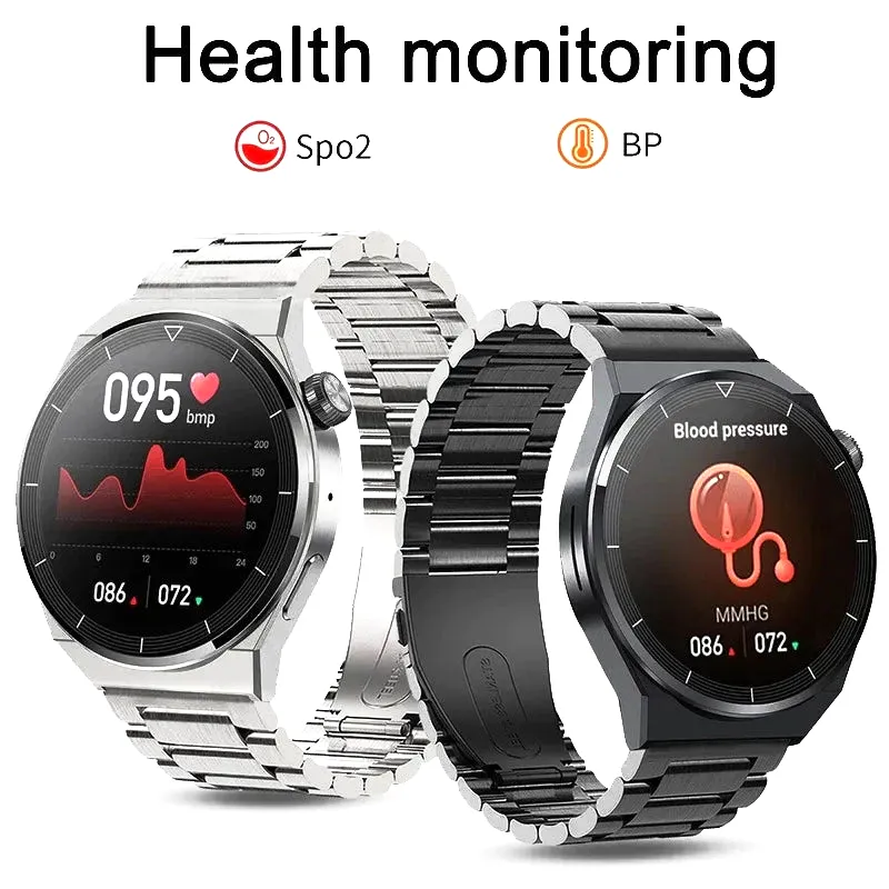 AMOLED 390*390 HD Screen Heart Rate Bluetooth Call Waterproof Smartwatch