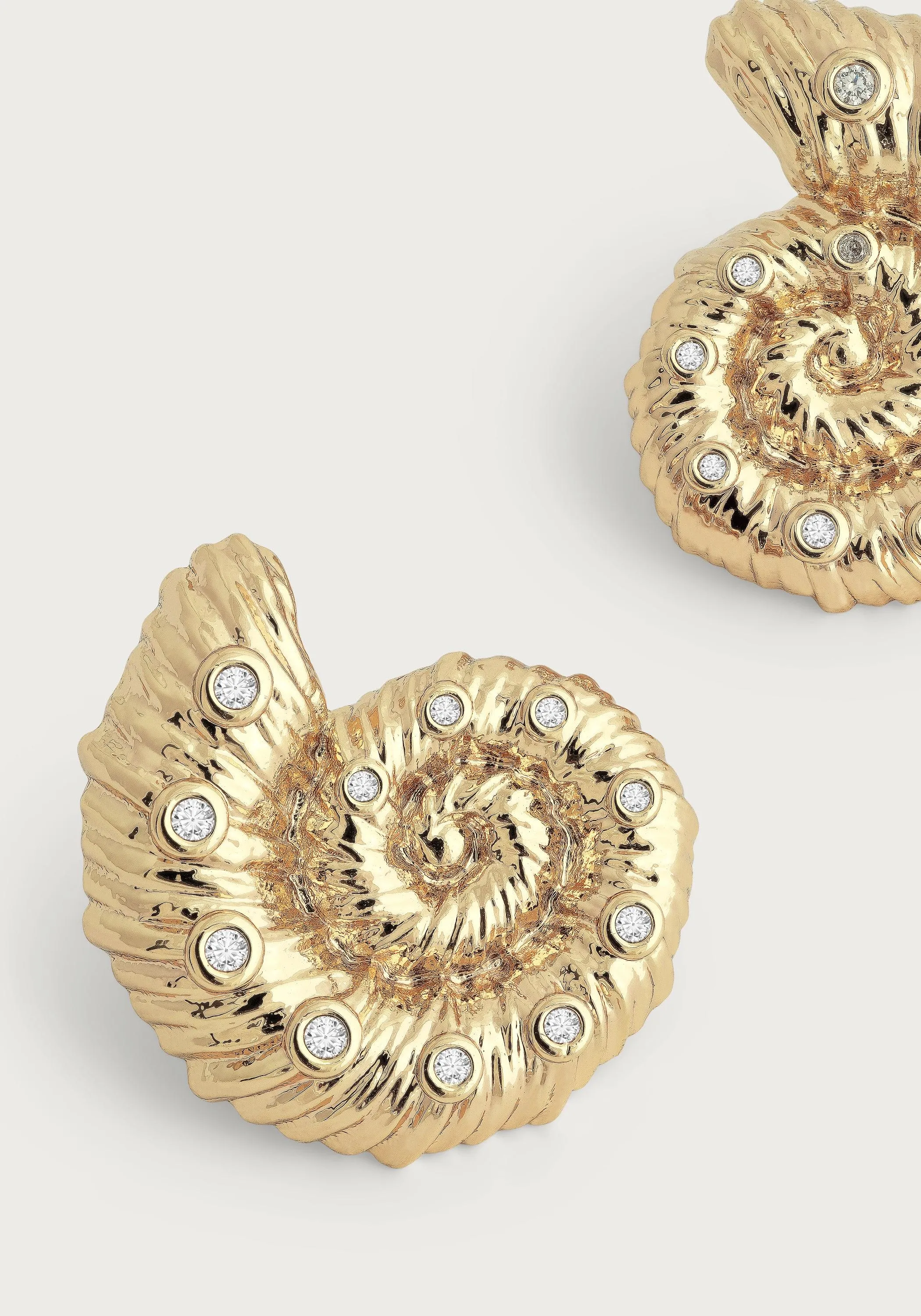 Anabel Aram Shell Stud Earrings