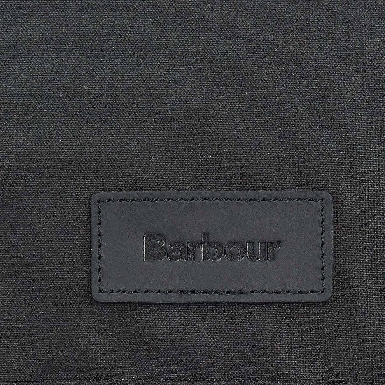 Barbour Essential Wax Messenger Bag Classic Black