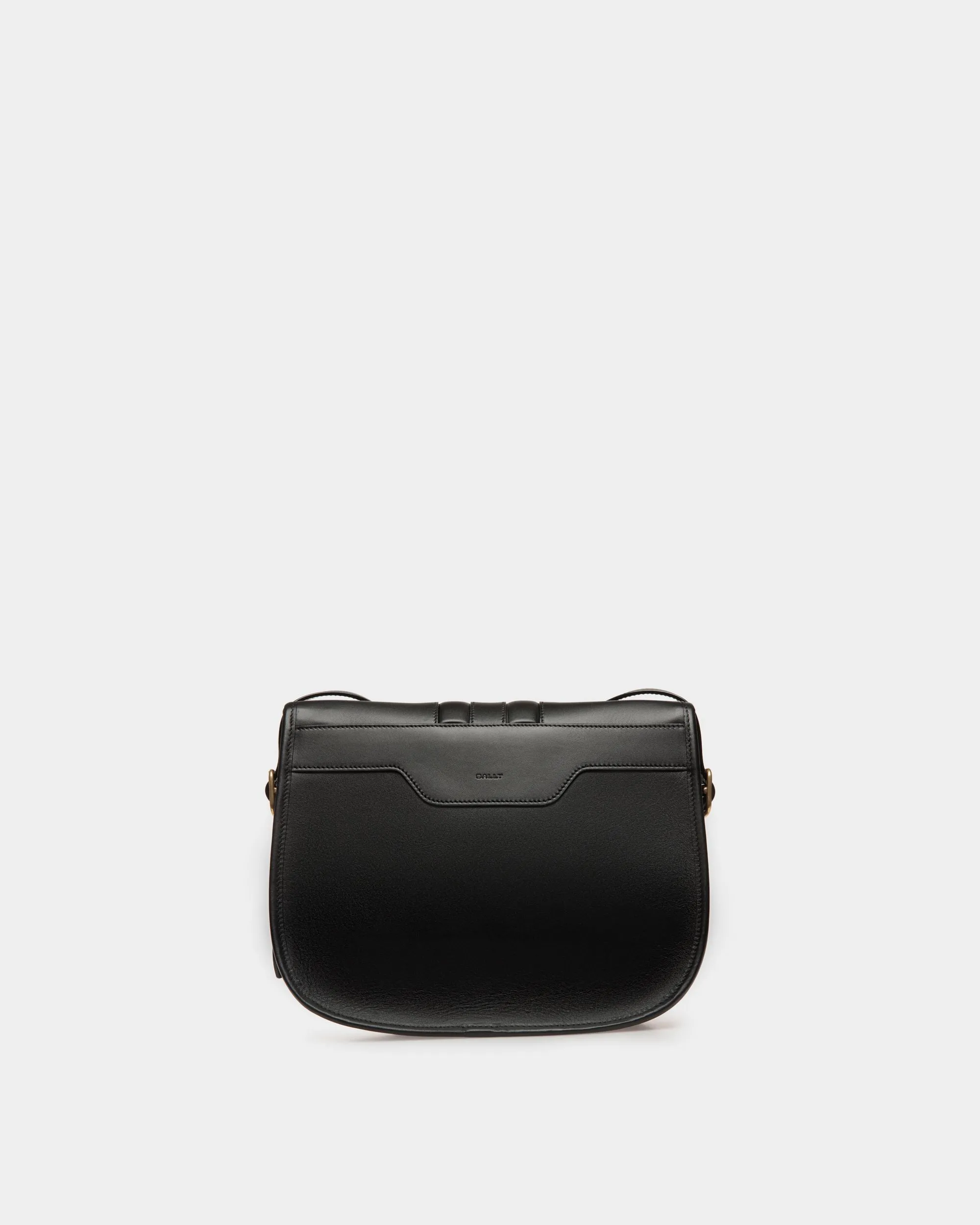 Beckett Crossbody Bag in Black Leather 