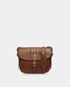 Beckett Crossbody Bag in Brown Leather 