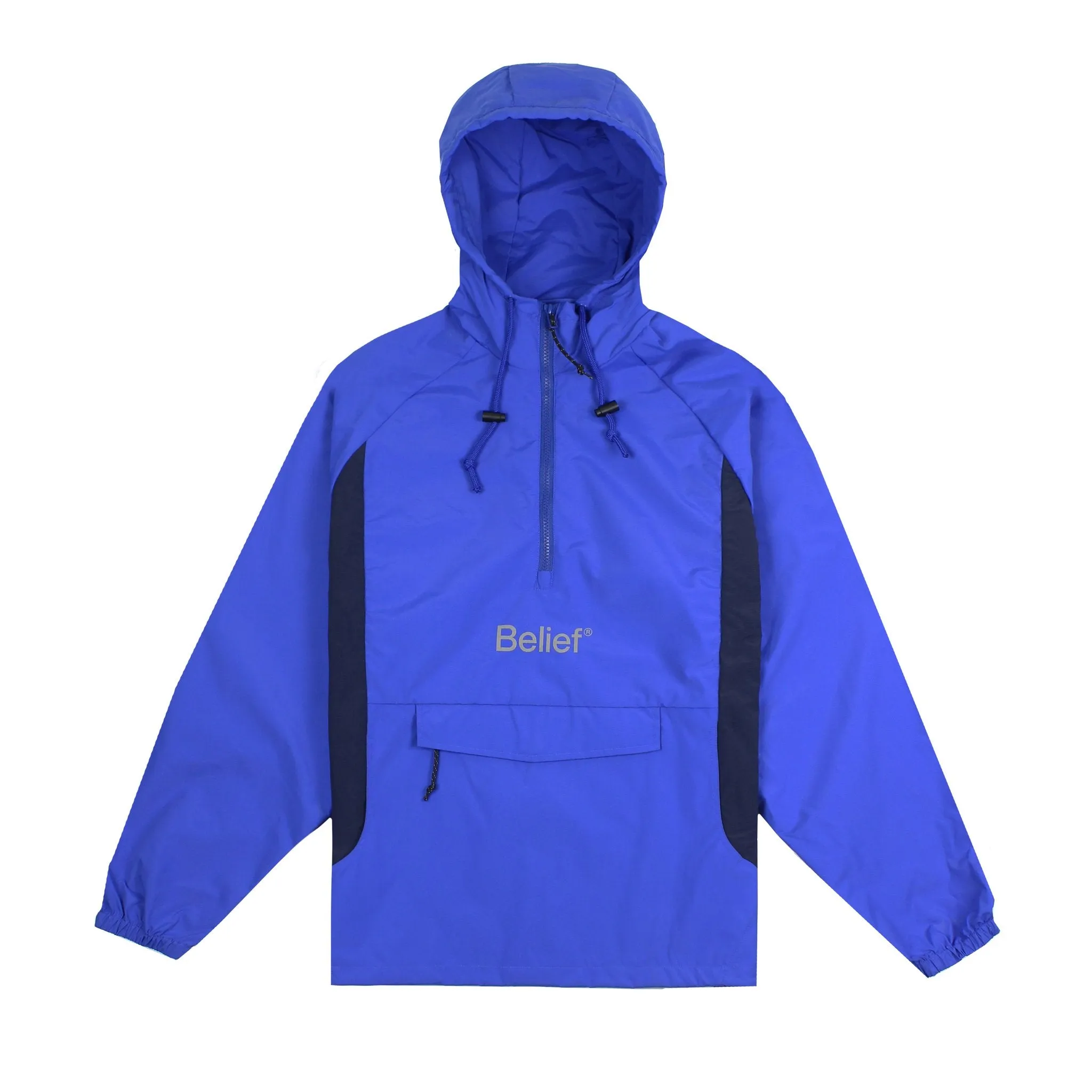 Belief NYC Sport Logo Anorak Jacket Royal