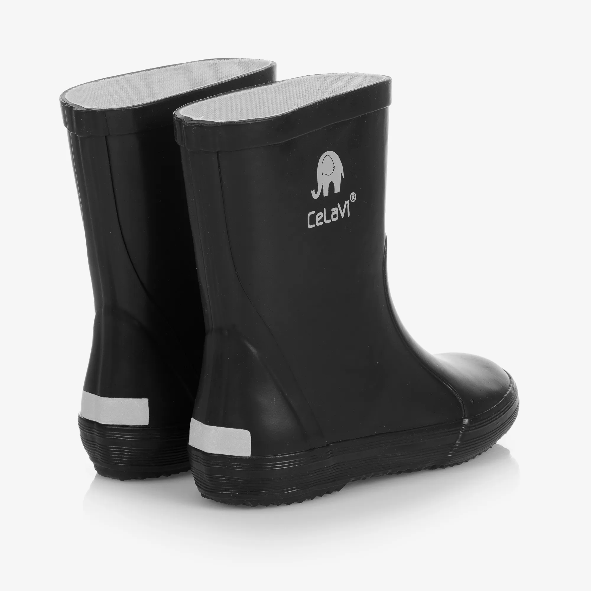 Black Rubber Rain Boots