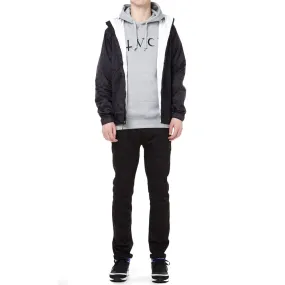 Black Scale Rebirth Logo Pullover HoodyHeather Grey