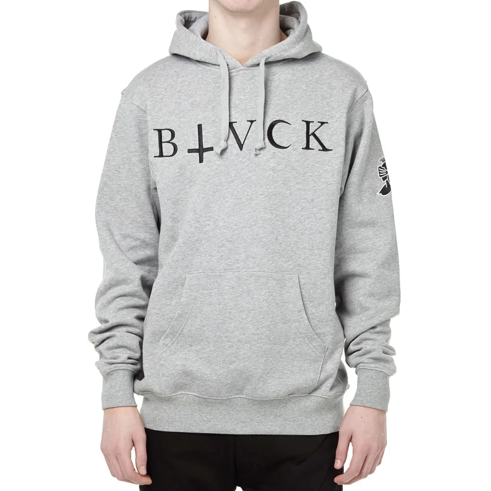 Black Scale Rebirth Logo Pullover HoodyHeather Grey