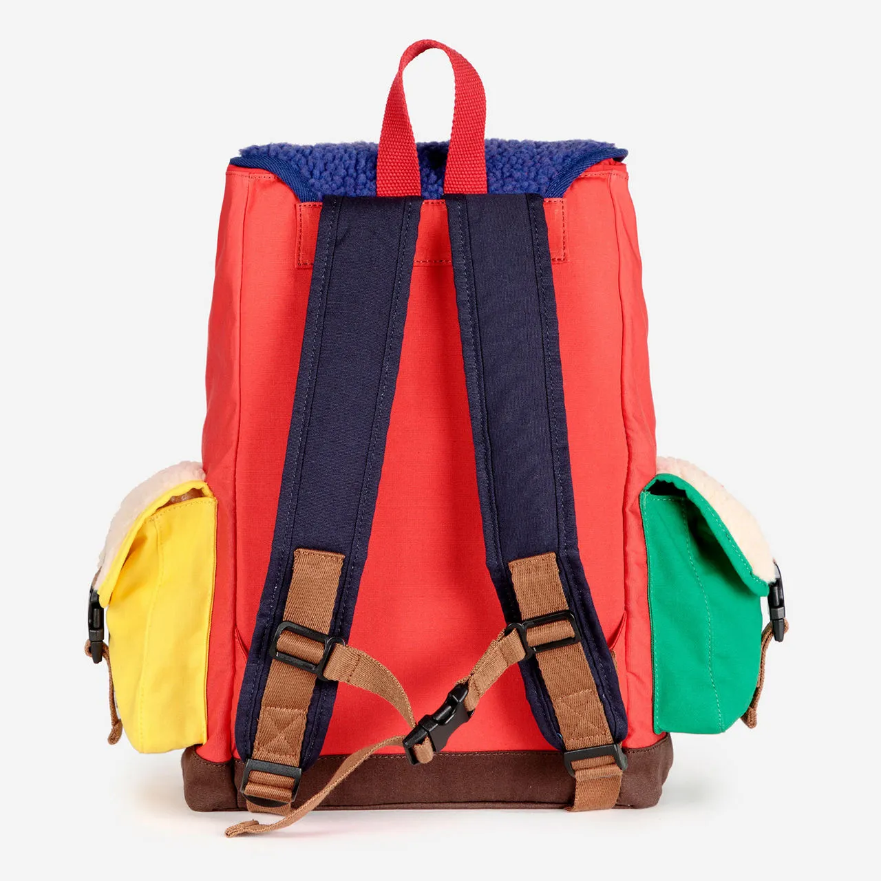 BOBO CHOSES Colour-Block Buckle Backpack - Multi