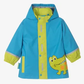 Boys Blue Crocodile Raincoat