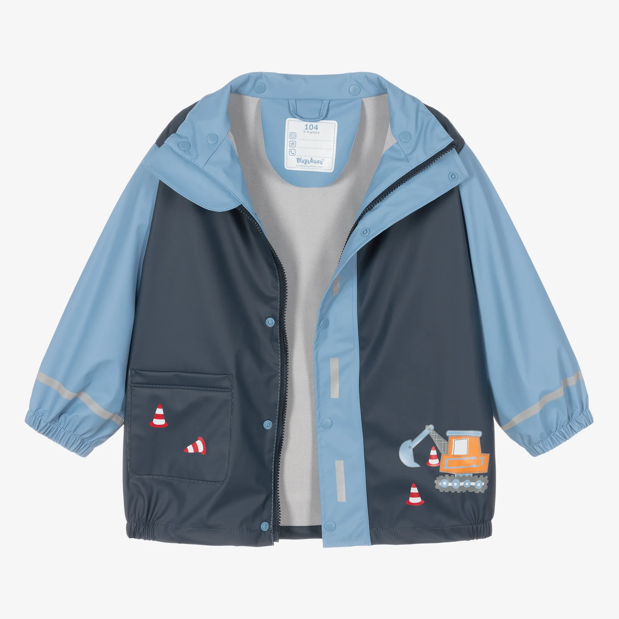 Boys Blue Digger Raincoat