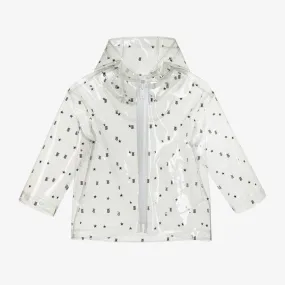 Boys Transparent Logo Raincoat