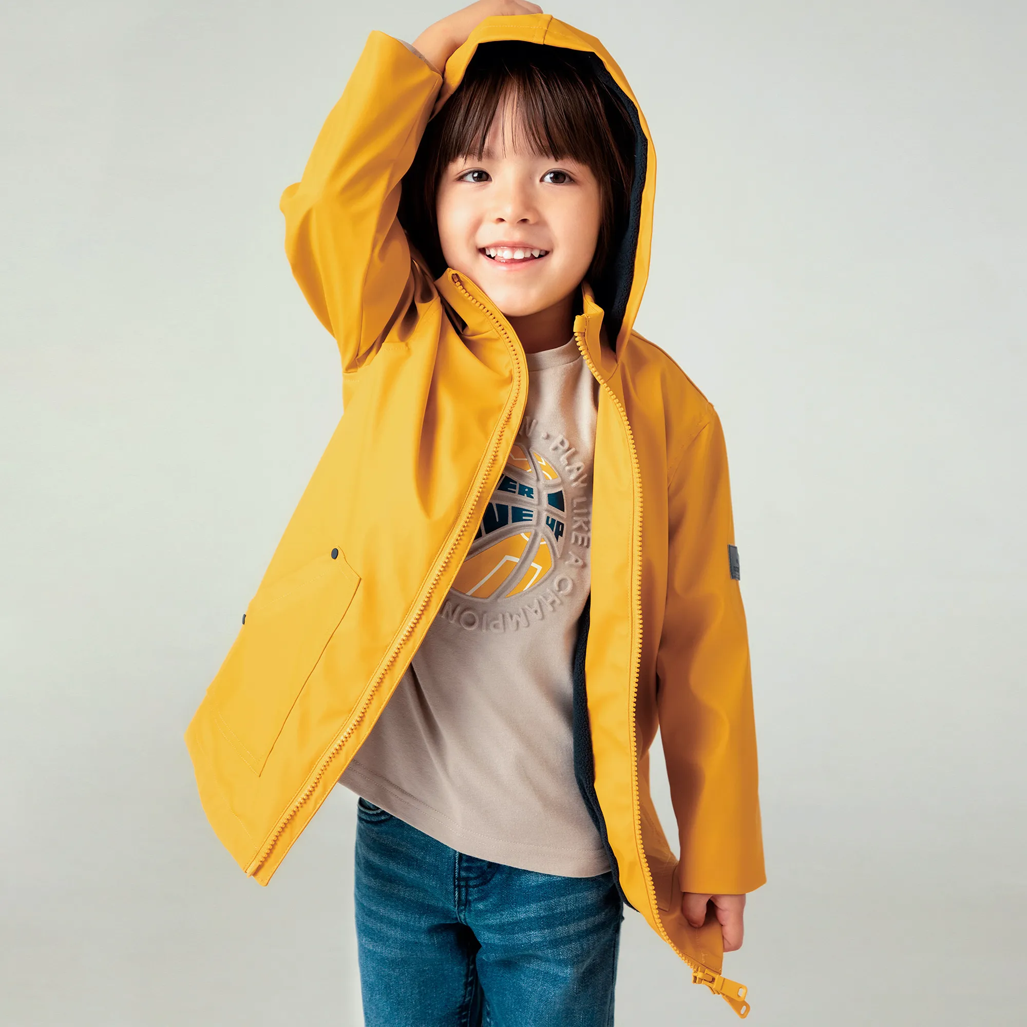 Boys Yellow Raincoat