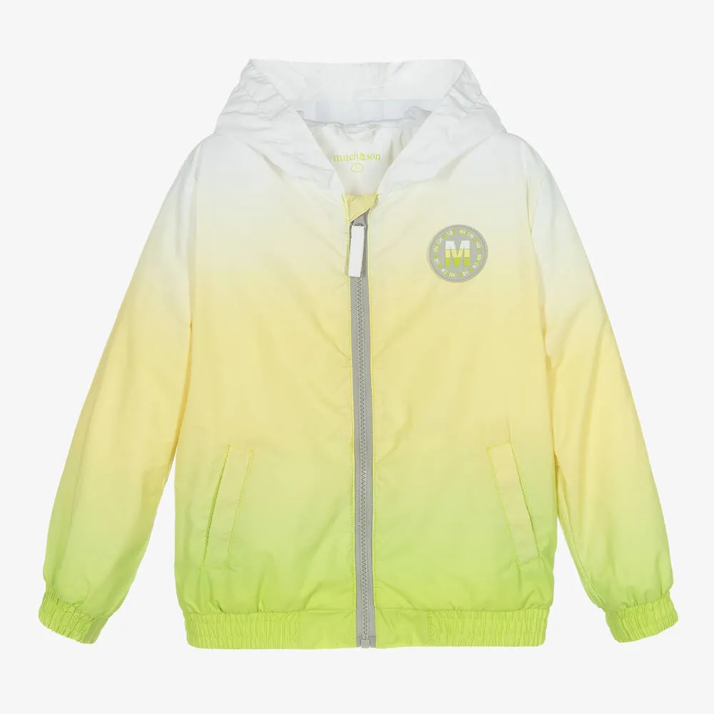 Boys Yellow Windbreaker Jacket