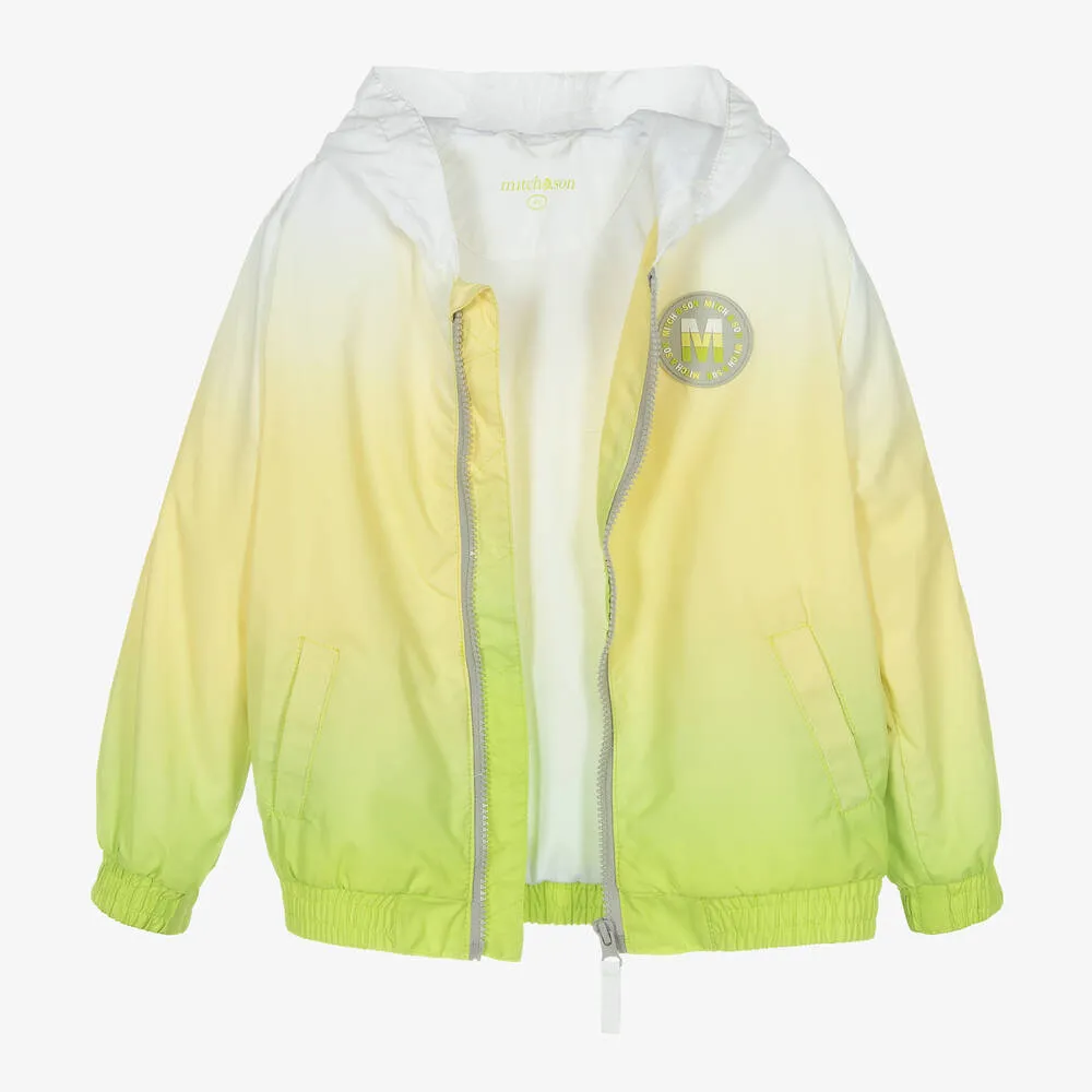 Boys Yellow Windbreaker Jacket