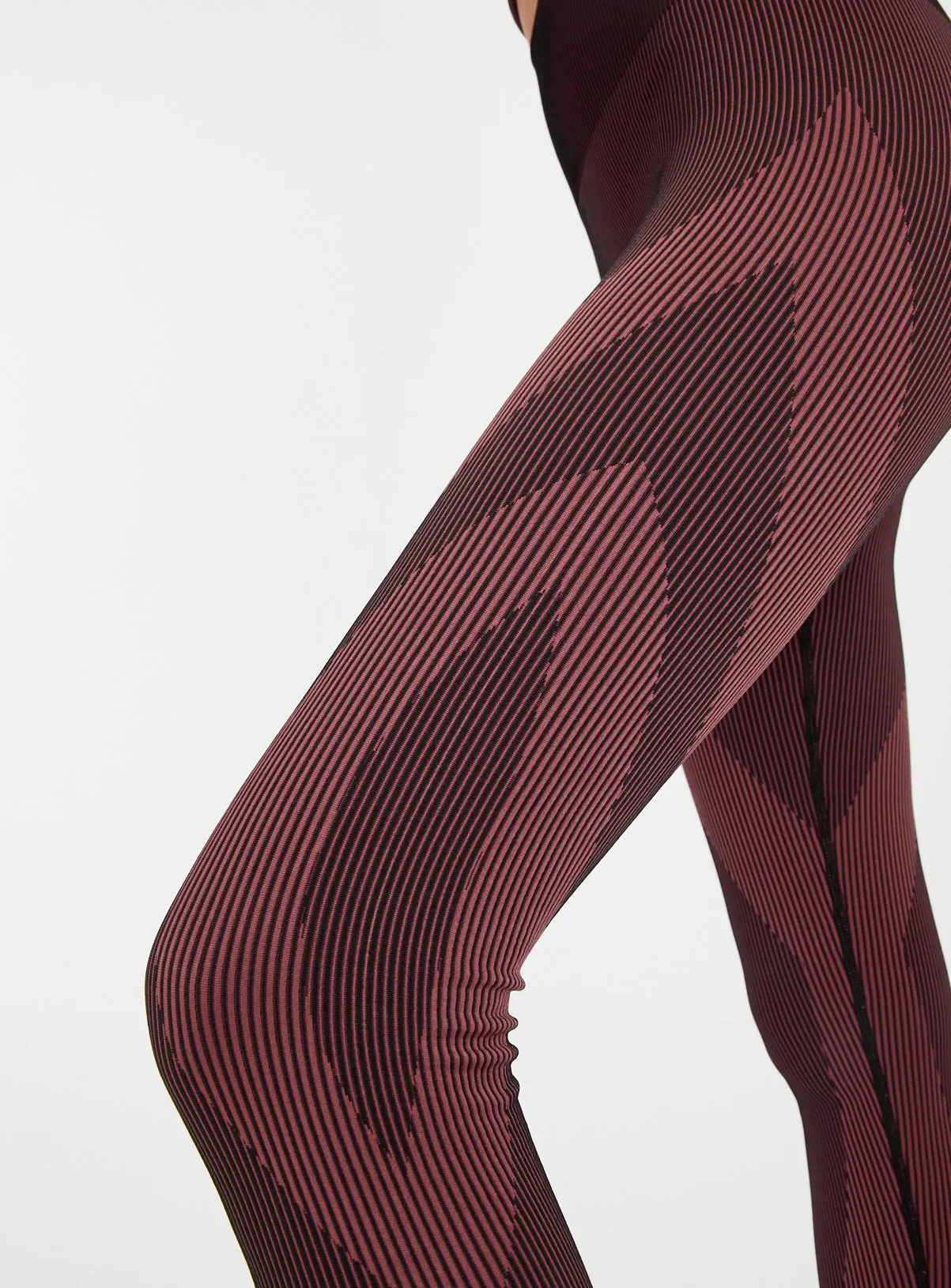 Buy Active Burgundy Seamless Leggings  XL | Leggings | Tu