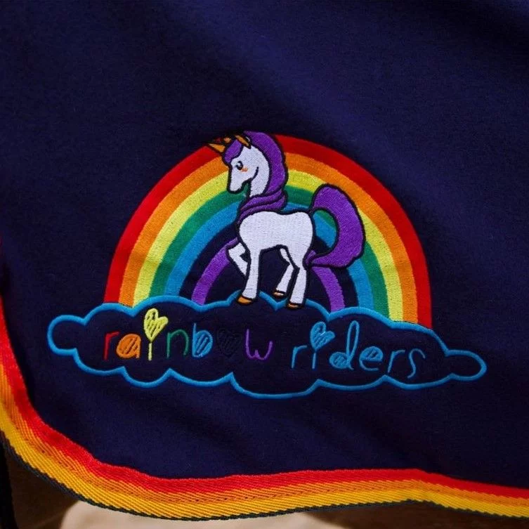 Cameo Equine Rainbow Riders Fleece Rug