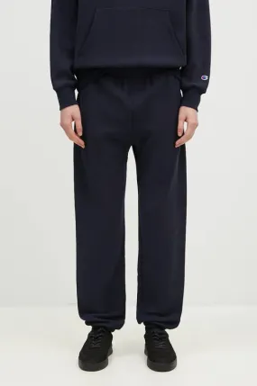 Champion joggers Elastic Cuff Pants navy blue color smooth 220709