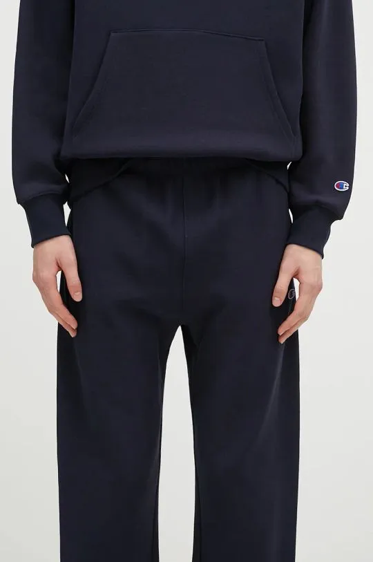 Champion joggers Elastic Cuff Pants navy blue color smooth 220709