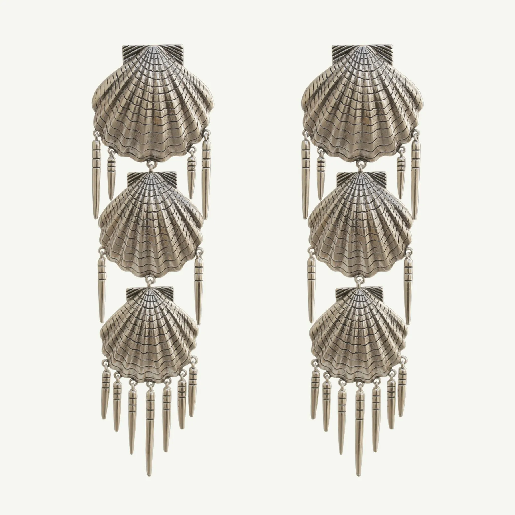 Delmar Shell Statement Earrings