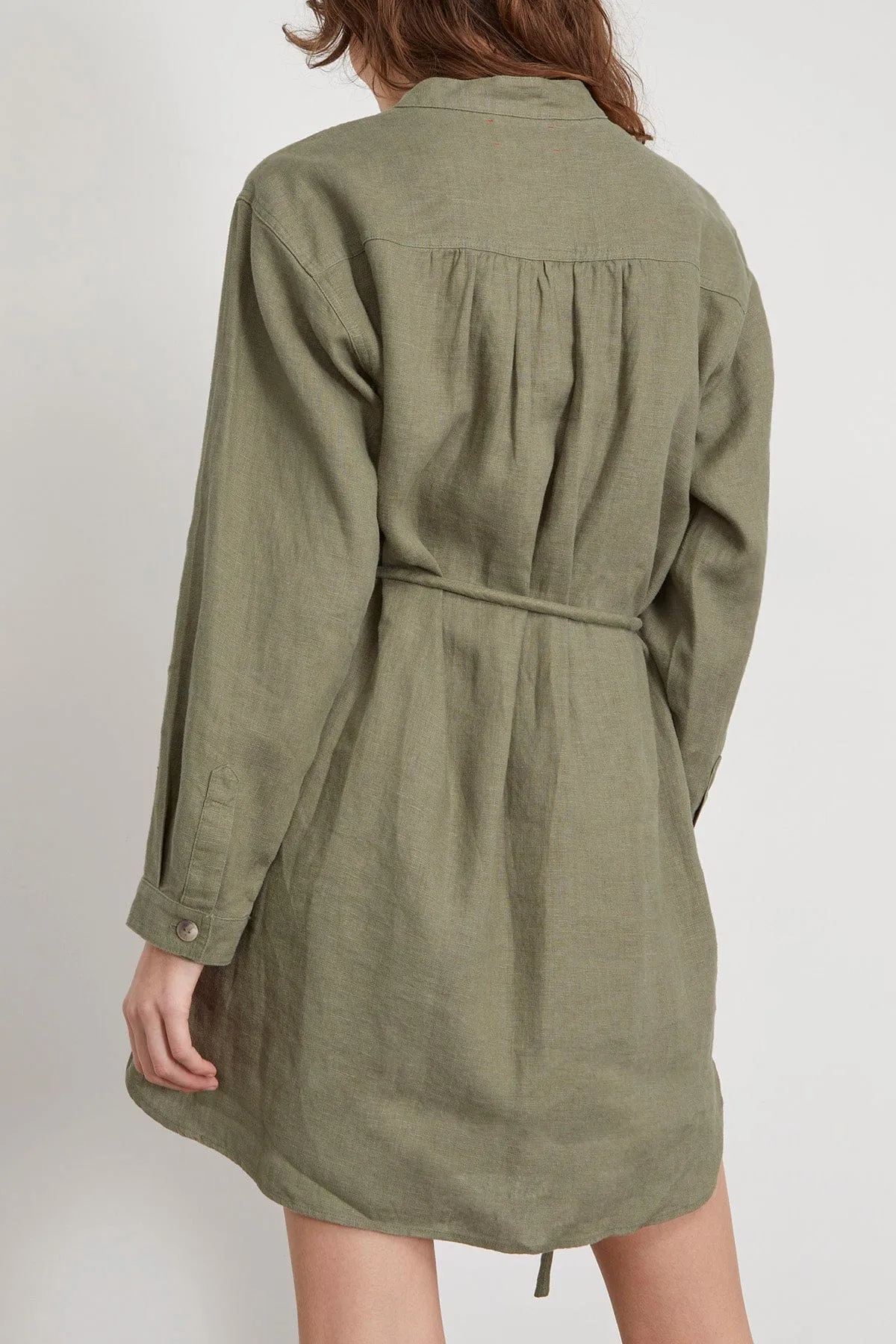 Dorian Dress in Mossy