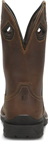 Double H Mens Phantom Rider Zane Comp Toe Waterproof(DH5367)- Brown Oiled Leather