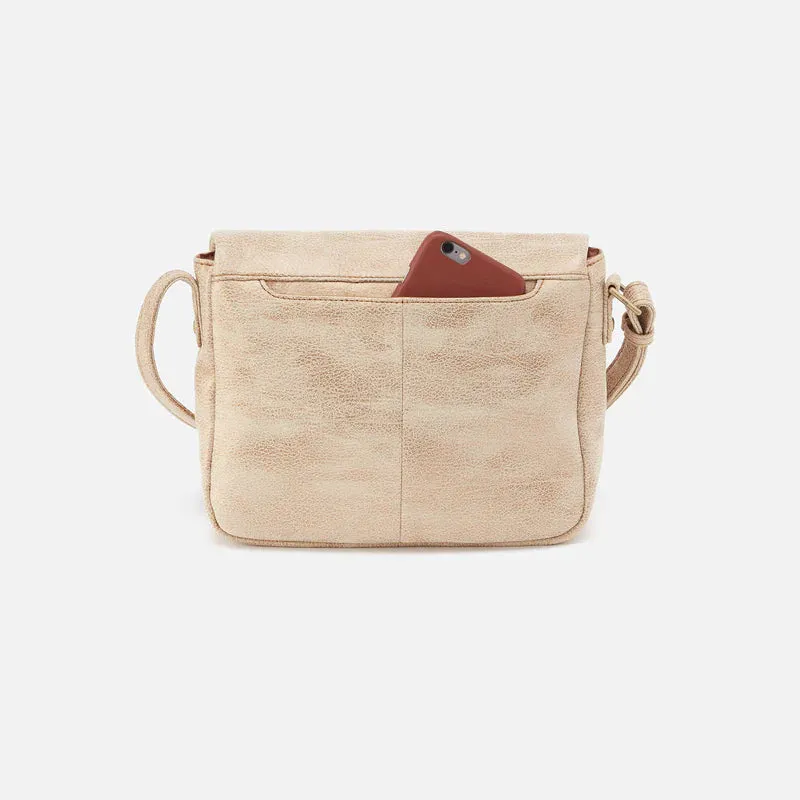 Fern Messenger Crossbody | Metallic Leather