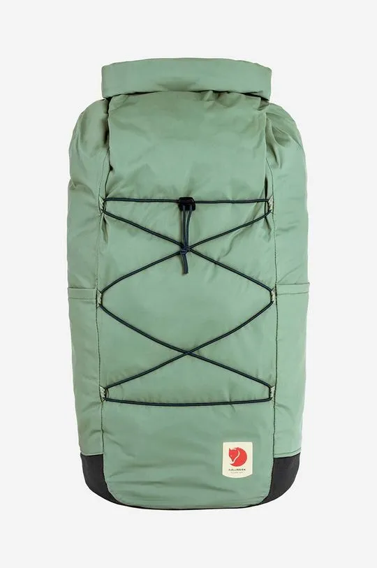 Fjallraven backpack Fjallraven High Coast Rolltop 26 F23224 614 green color