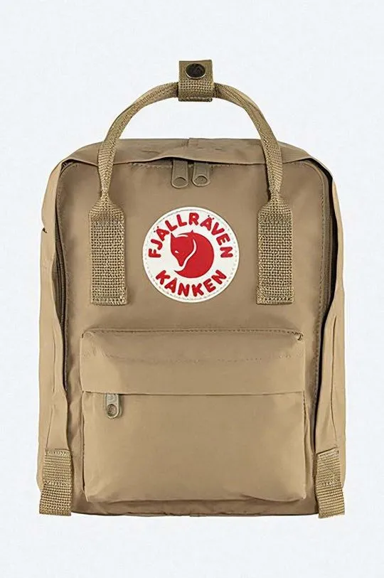 Fjallraven backpack Kanken Mini brown color