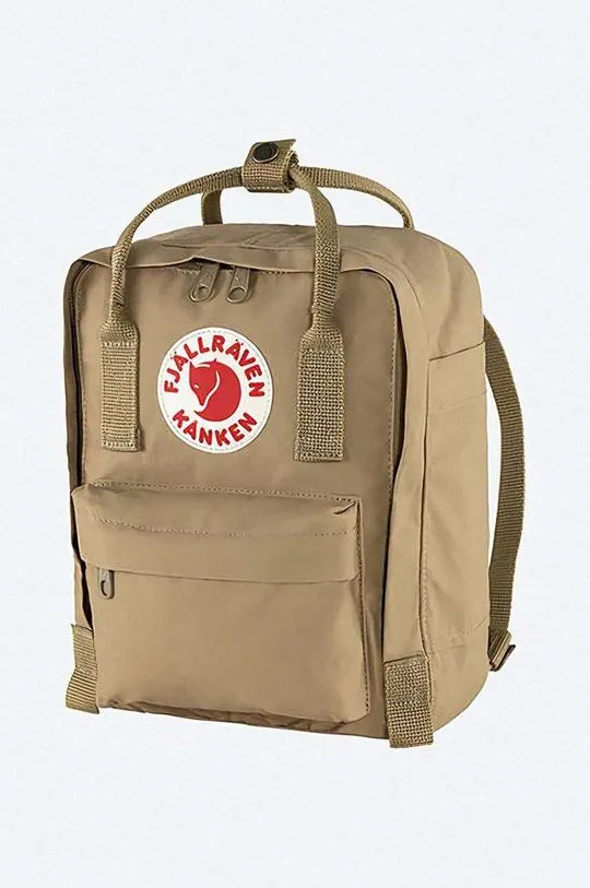 Fjallraven backpack Kanken Mini brown color