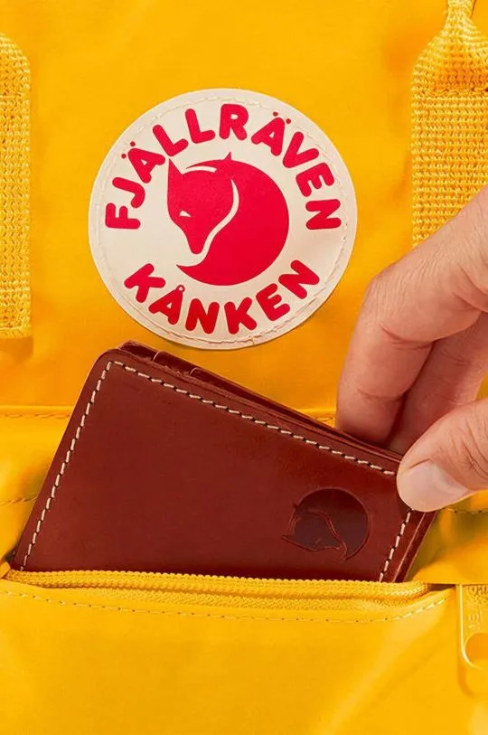 Fjallraven backpack Kanken Mini yellow color