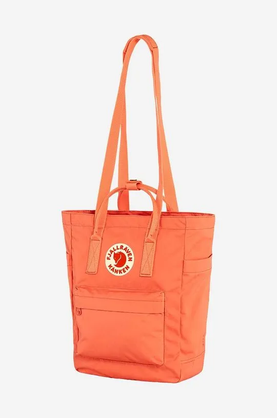 Fjallraven backpack Kanken Totepack orange color