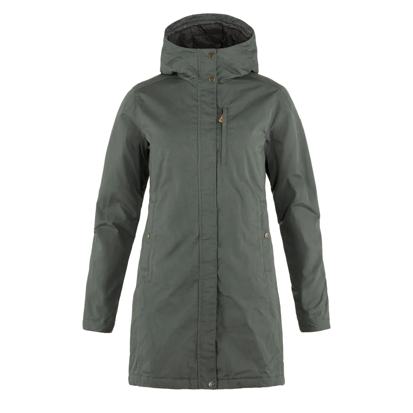 Fjallraven Womens Kiruna Padded Parka Basalt