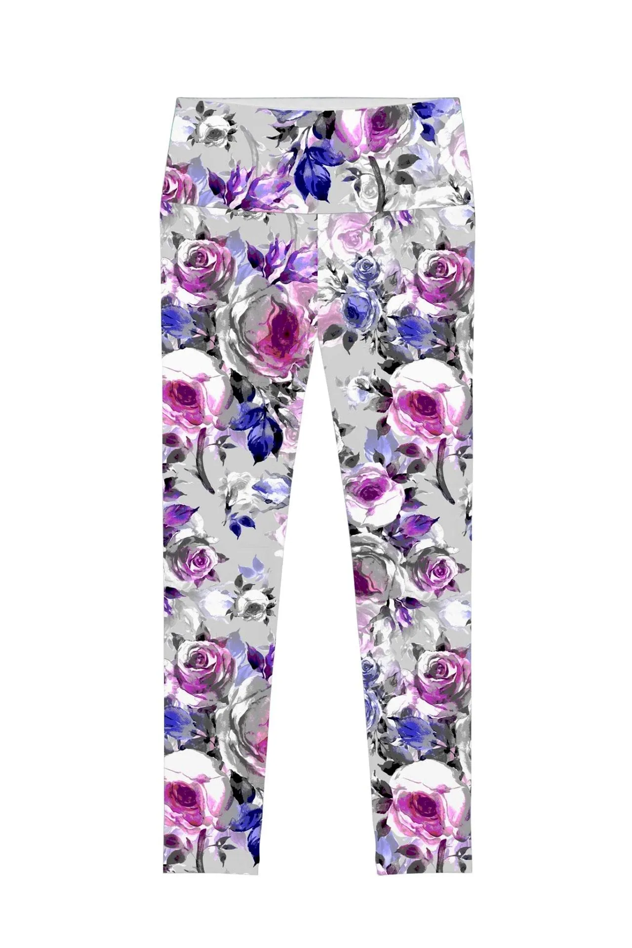 Floral Touch Lucy Printed Performance Leggings - Women