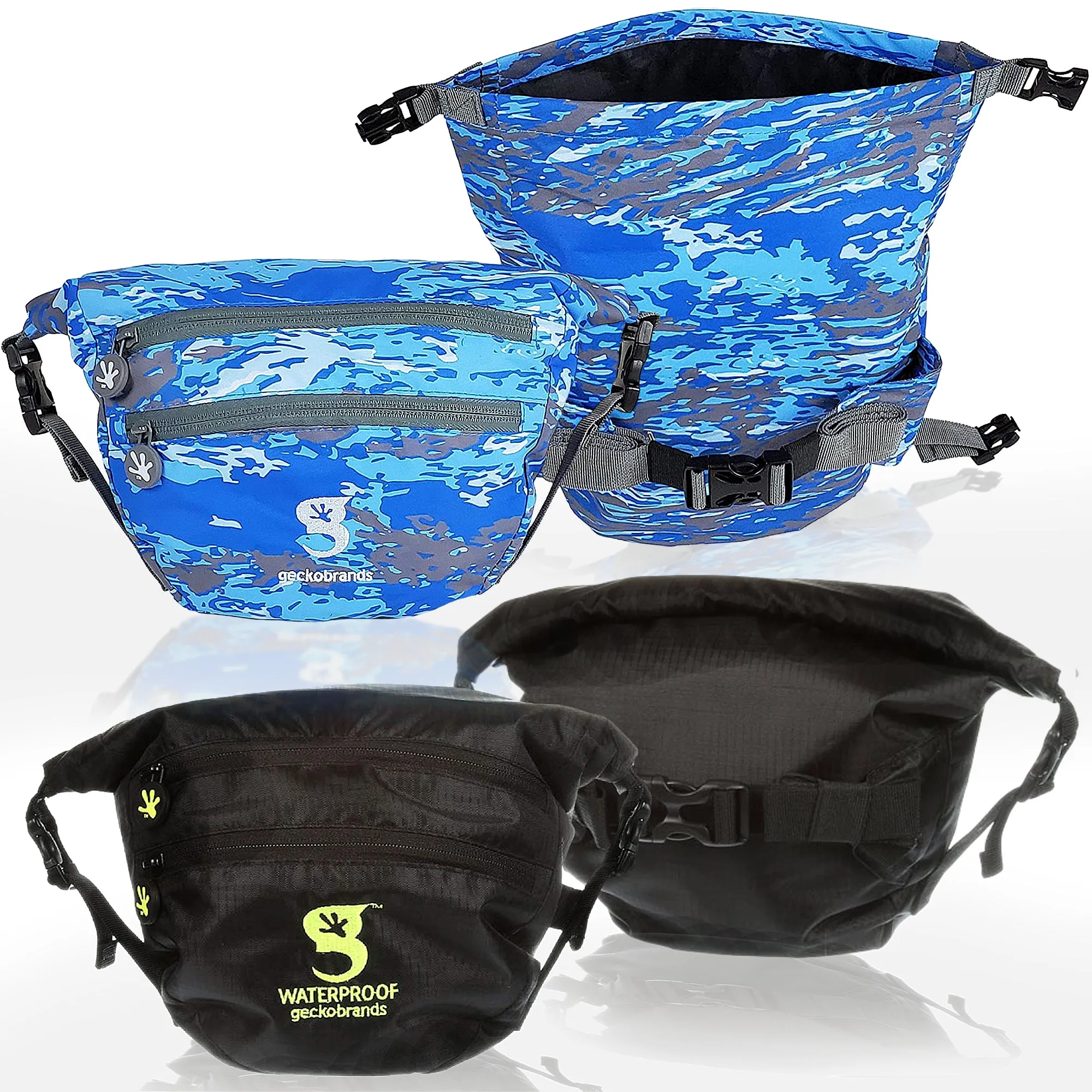 Gecko Waterproof Lightweight Dry Bag Waist Pouch