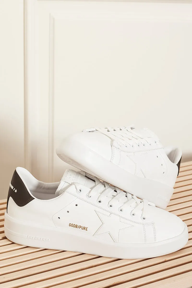 GOLDEN GOOSE Sneakers uomo PURESTAR talloncino nero