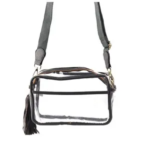 Good Feelings Clear Tassel Crossbody