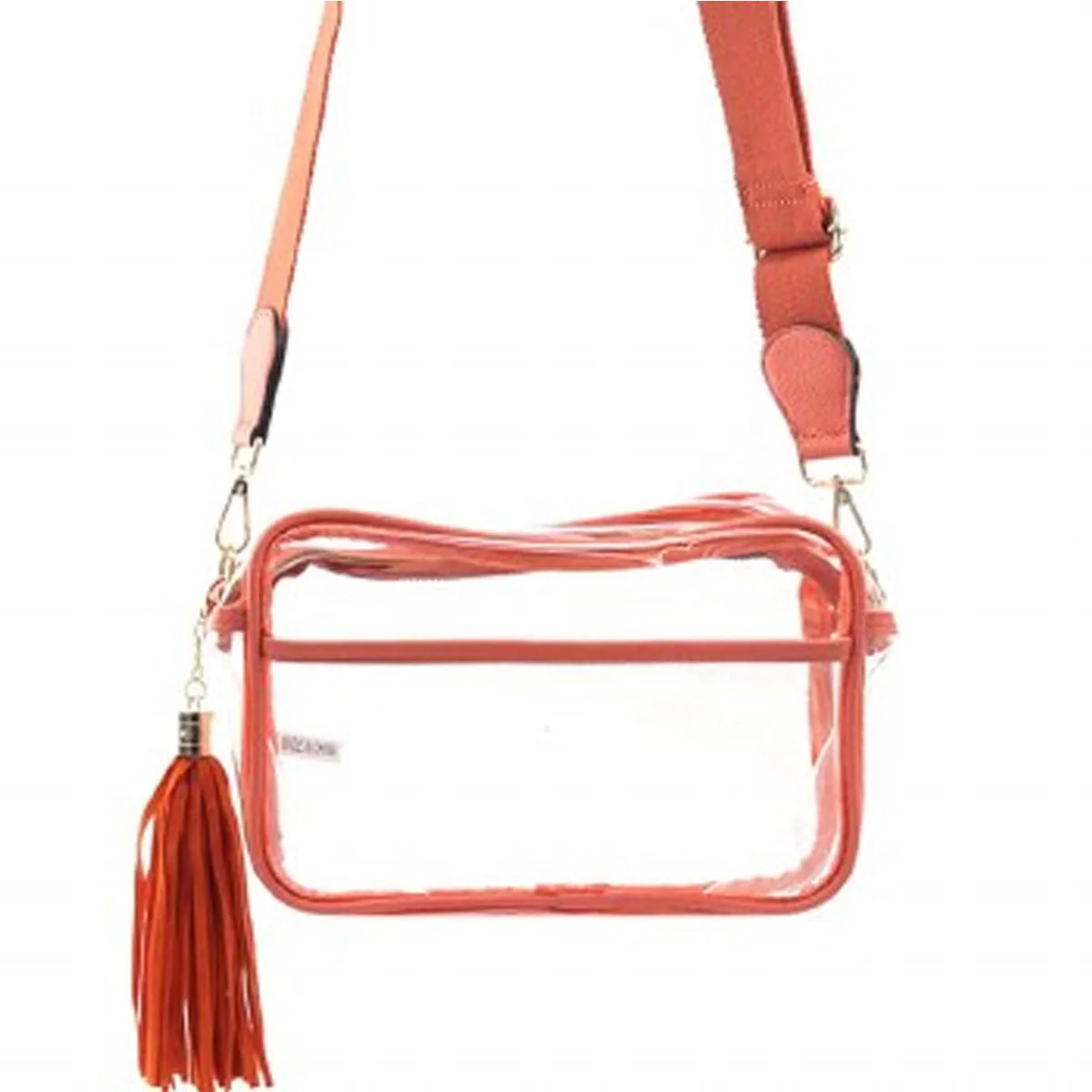 Good Feelings Clear Tassel Crossbody