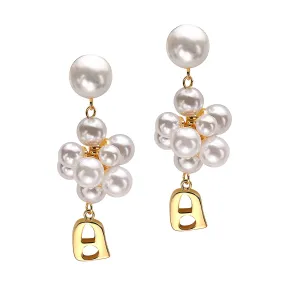 Grand Pearl Earring Gold