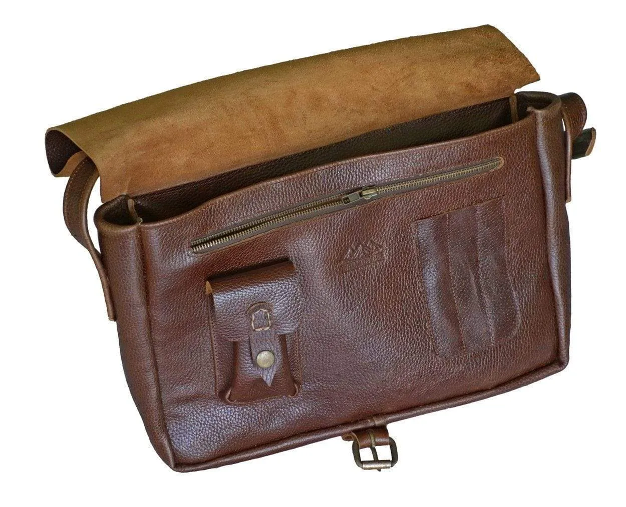 Handmade Leather Messenger Bag