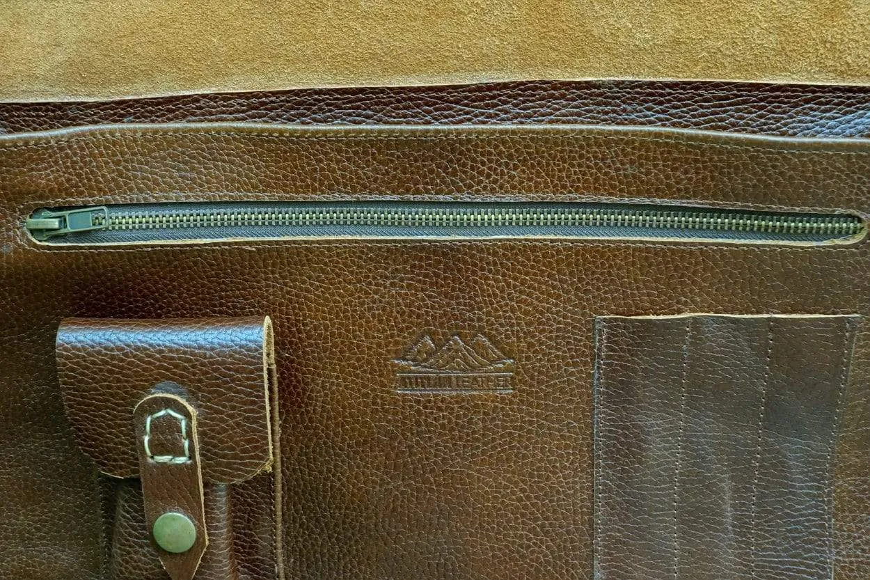 Handmade Leather Messenger Bag