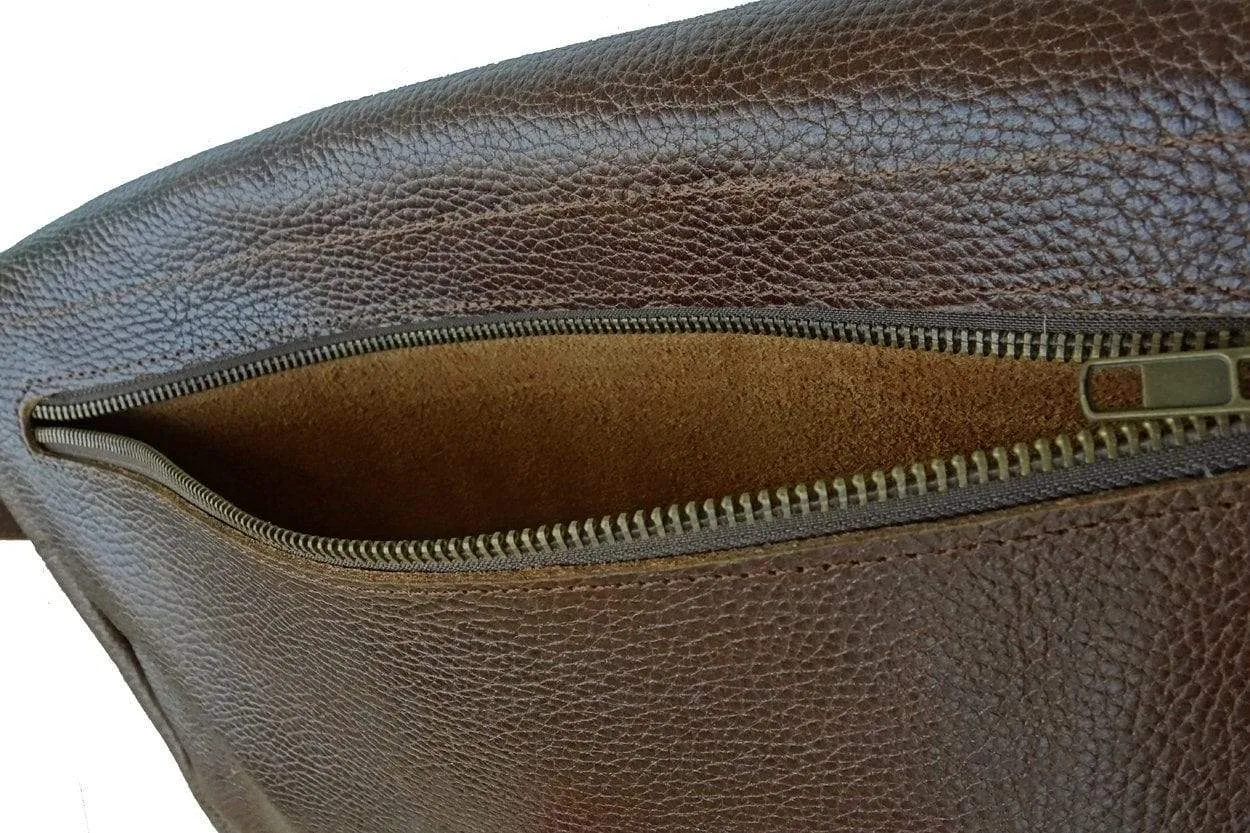 Handmade Leather Messenger Bag