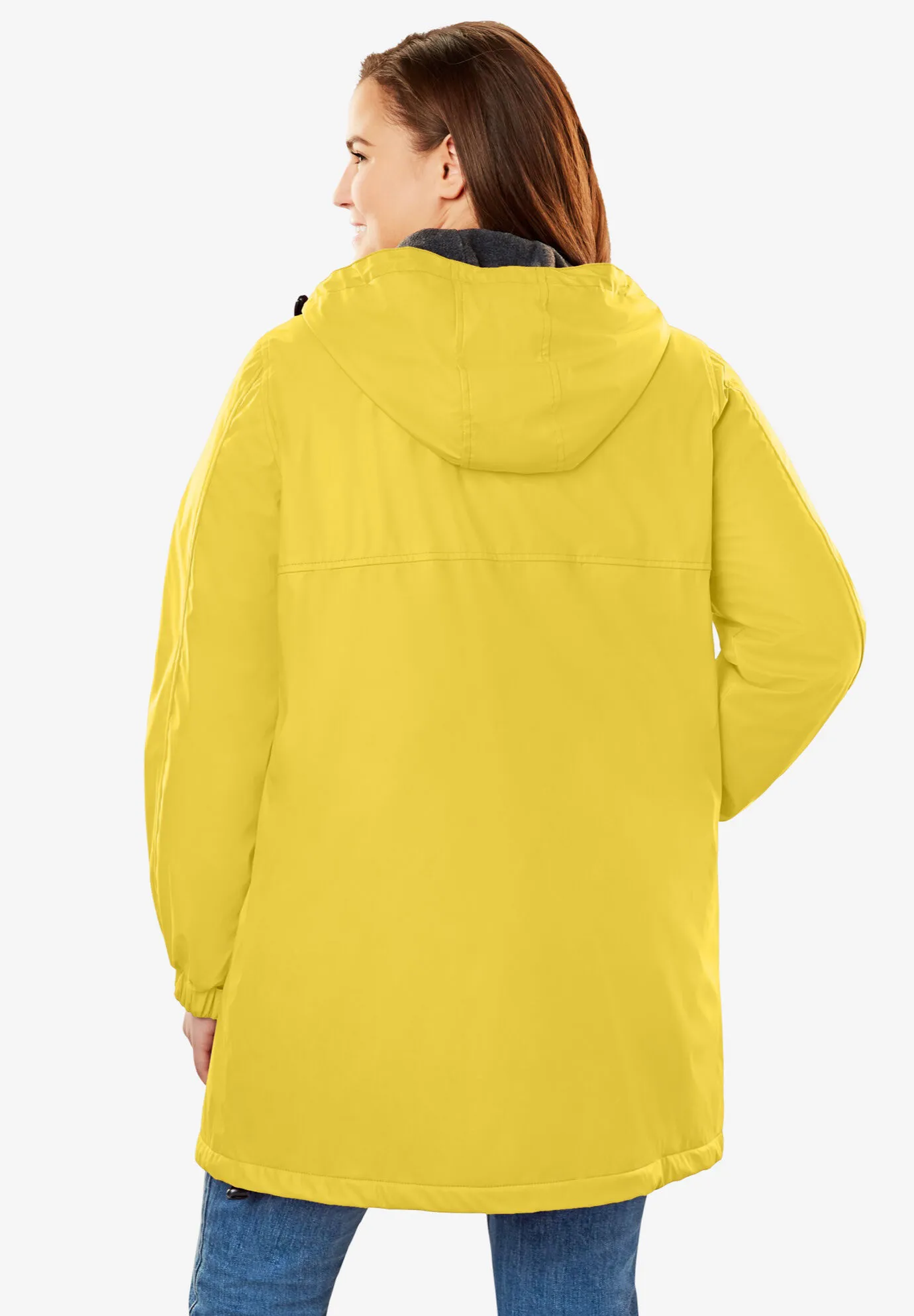 Hooded Slicker Raincoat