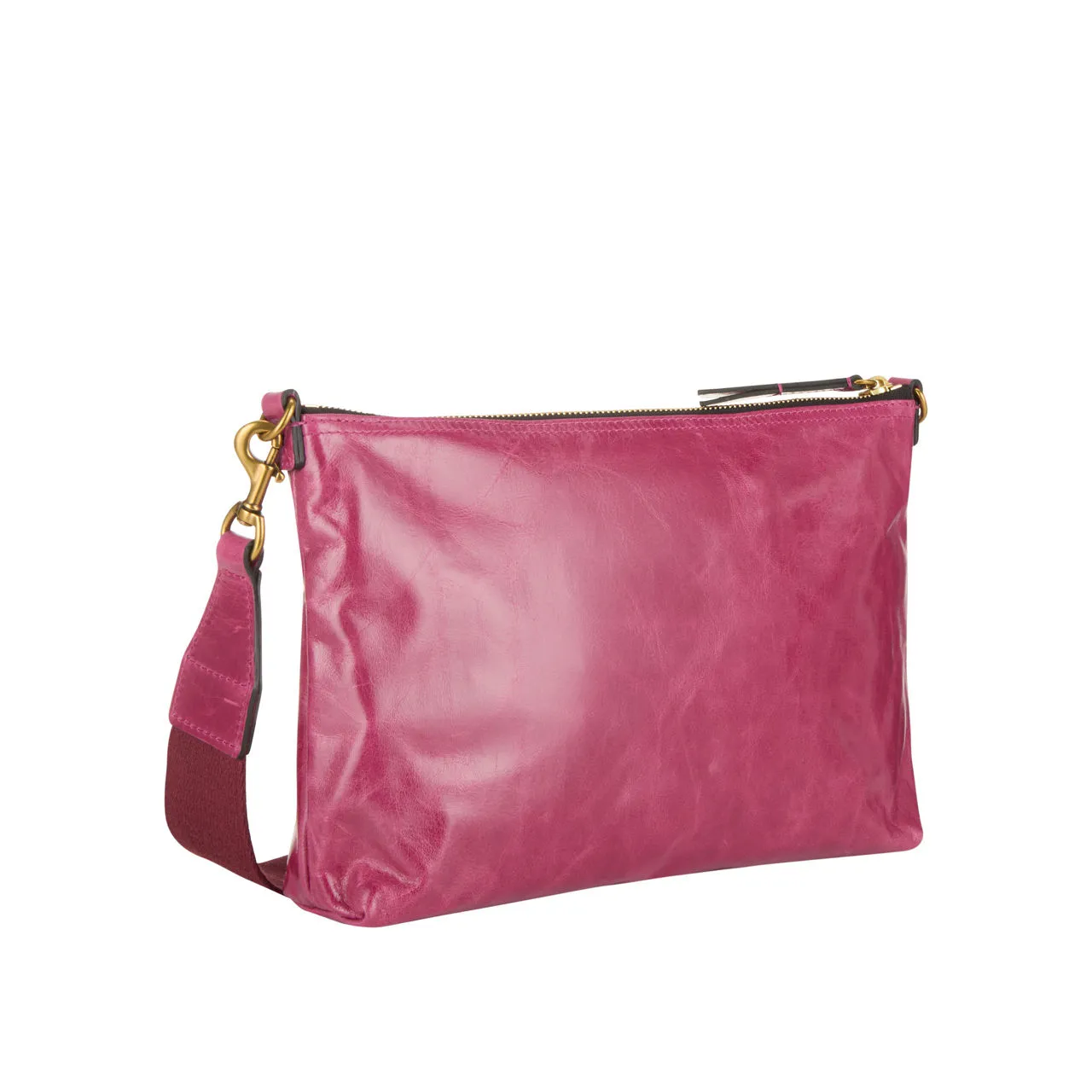 ISABEL MARANT Nessah Zipped Crossbody Bag - Orchid