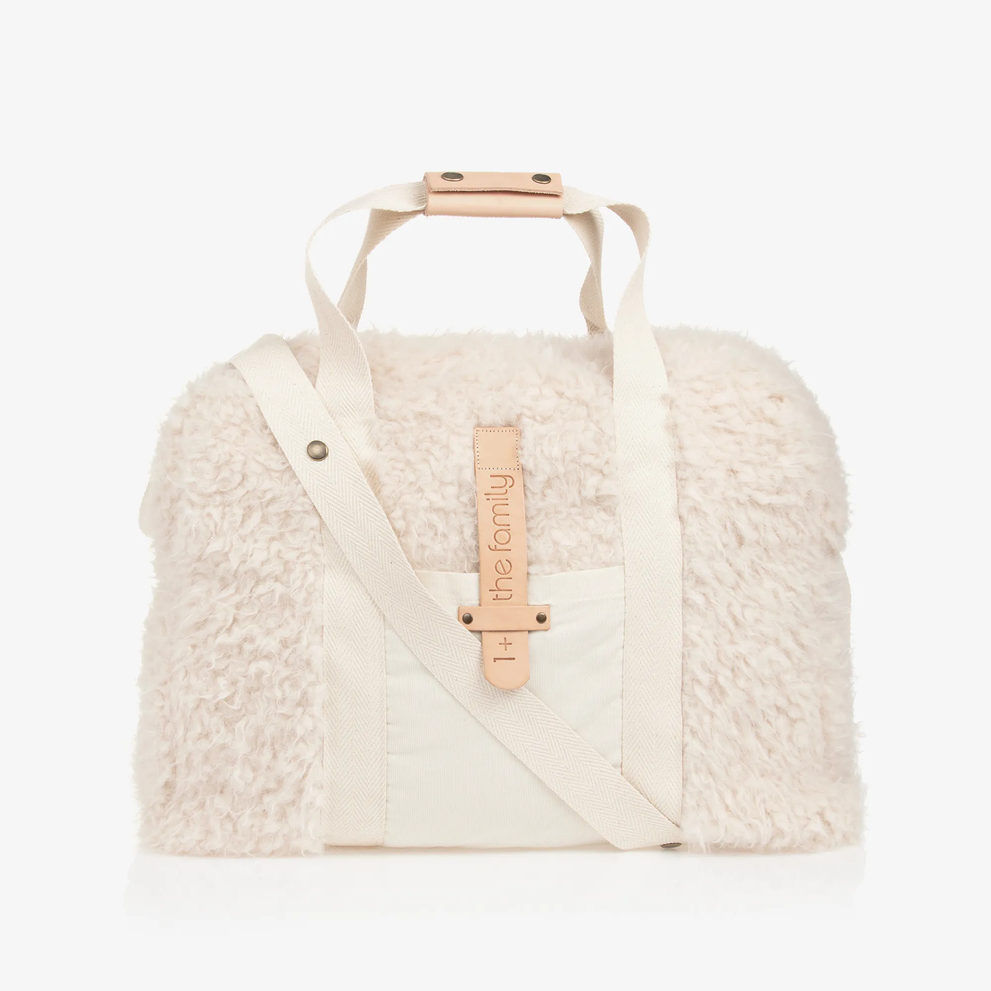 Ivory Sherpa Fleece Changing Bag (48cm)