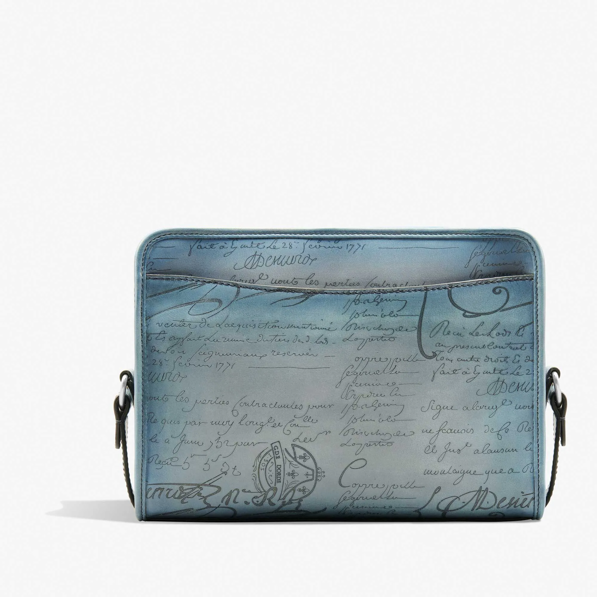 Journalier Scritto Leather Messenger